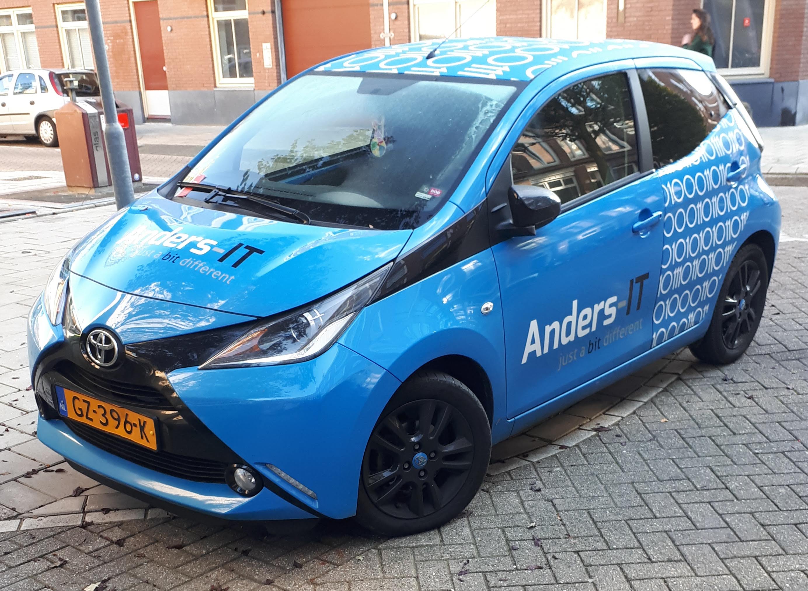 Anders-IT Toyota Aygo straatbeeld