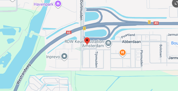 Kaartje met locatie Anders-IT aan Tijnmuiden 59